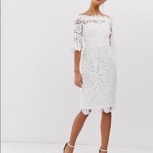 ASOS Paper Dolls White Crochet Dress